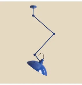 Lampa sufitowa MELOS 808PL_G25 designerska oprawa w kolorze kobaltowym ALDEX