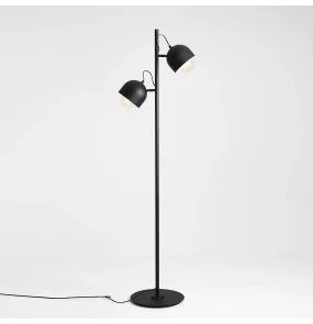 Lampa podłogowa BERYL FLOOR BLACK 976A1 stylowa oprawa w kolorze czarnym ALDEX