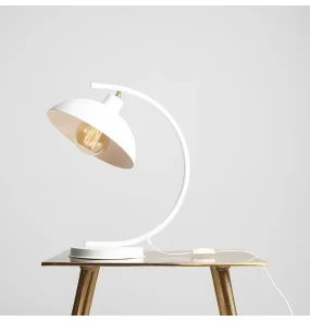 Lampa biurkowa ESPACE TABLE WHITE 1036B nowoczesna oprawa w kolorze białym ALDEX