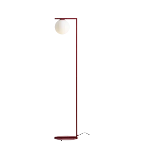 Lampa podłogowa ZAC FLOOR RED WINE 1038A15_1 minimalistyczna oprawa w kolorze czerwonego wina ALDEX