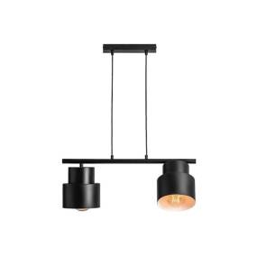 Lampa wisząca KADM I 2 BLACK 1028H1 oprawa w kolorze czarnym ALDEX