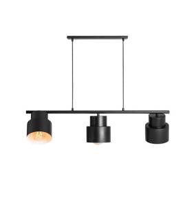 Lampa wisząca KADM I 3 BLACK 1028E_1 oprawa w kolorze czarnym ALDEX