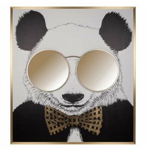 RICHMOND obraz SHINY PANDA 130x118cm