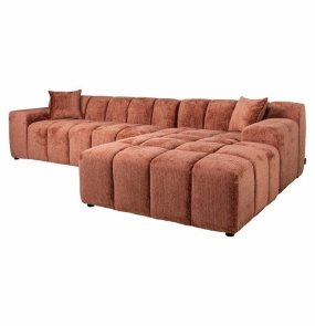 RICHMOND sofa CUBE R bordowa