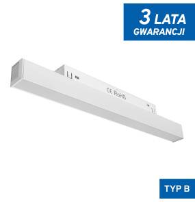 Linia Led do szyn magnetycznych biała 12W 4000K DDCX-FG300 - TYP B