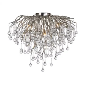 Lampa sufitowa ICICLE 8091-55 oprawa w kolorze srebrnym ZUMA LINE by Paul Neuhaus