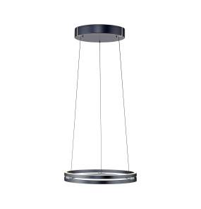 Lampa wisząca PURE E-LOOP 2550-15 oprawa w kolorze szarym + pilot ZUMA LINE by Paul Neuhaus