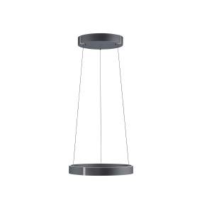 Lampa wisząca PURE E-CLIPSE 2560-15 oprawa w kolorze szarym + pilot ZUMA LINE by Paul Neuhaus