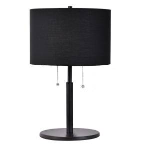 Lampa stołowa Fogo LP-0304/2T BK oprawa w kolorze czarnym LIGHT PRESTIGE