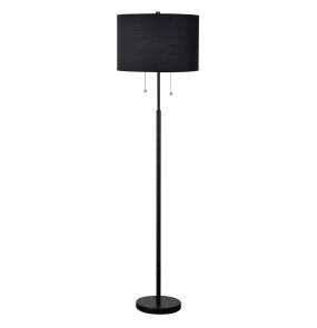 Lampa podłogowa Fogo LP-0304/2F BK oprawa w kolorze czarnym LIGHT PRESTIGE