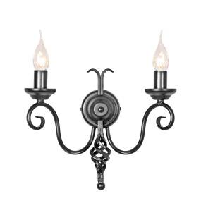 Kinkiet HARLECH HR2A-BLACK oprawa w kolorze czarnym ELSTEAD LIGHTING